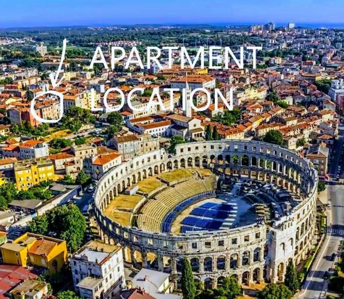 Pula Center Arena Belvedere Apartments And Rooms Экстерьер фото